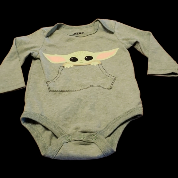 Star Wars Other - Star Wars Baby Yoda Long Sleeve Onsie Size 3-6m